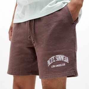 Pacsun Sunwear Collegiate Sweat Shorts in Medium